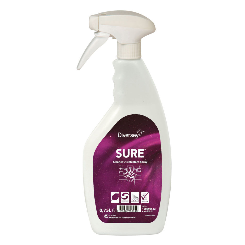 Detergente Desinfetante de Superfícies Diversey Sure Cleaner Wegho